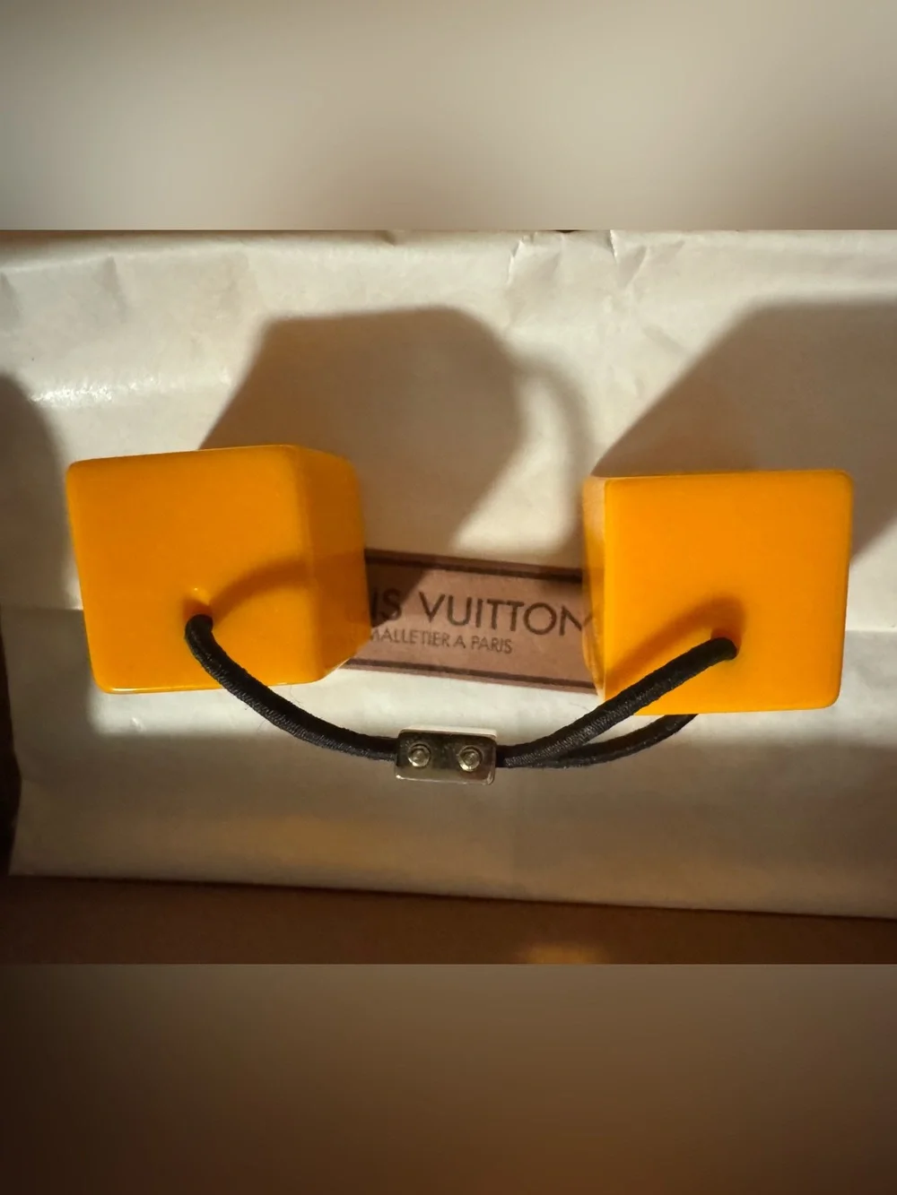 Louis Vuitton Cube hair tie
